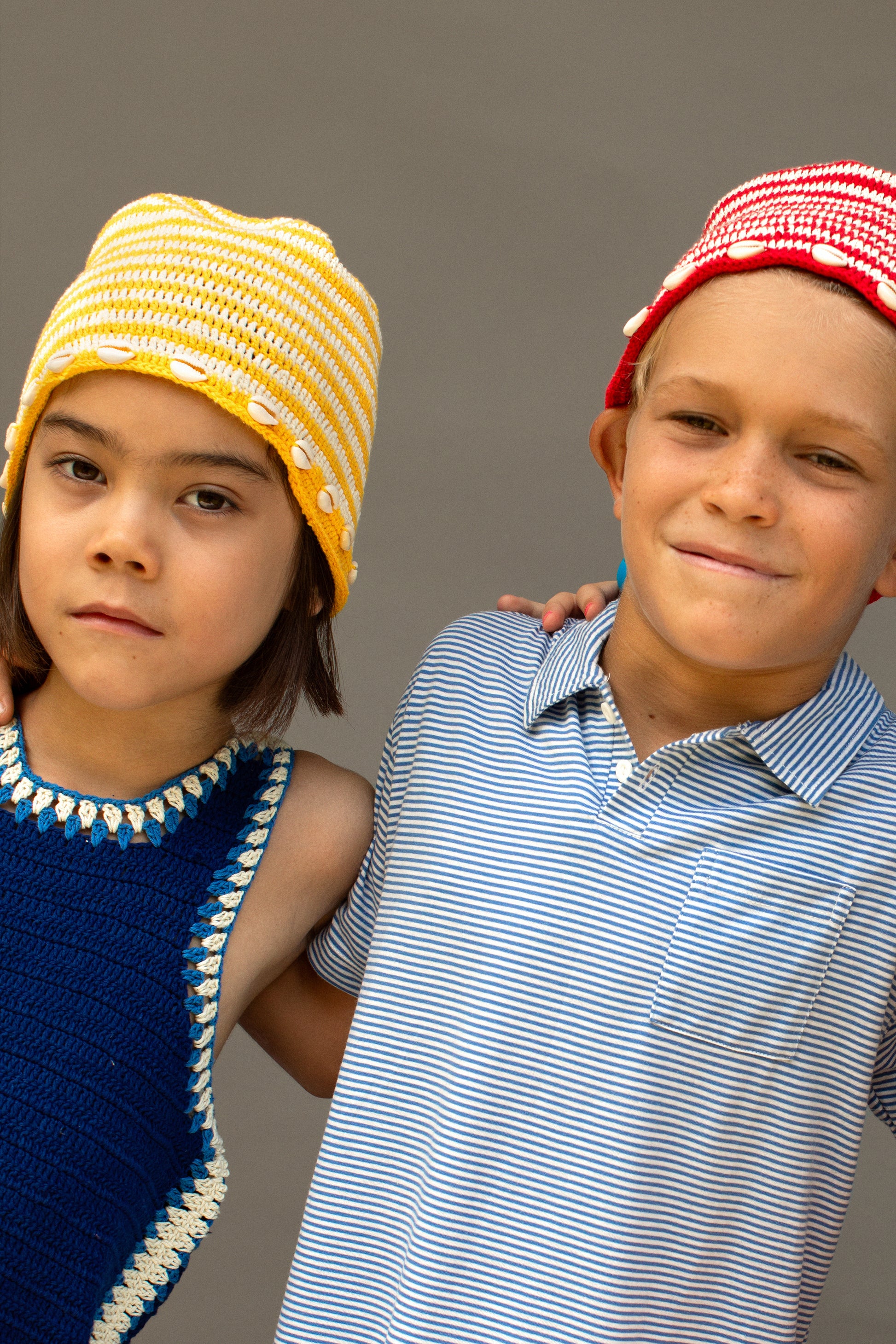 ELFIN SHELL CROCHET HAT YELLOW - nikasgotsoul