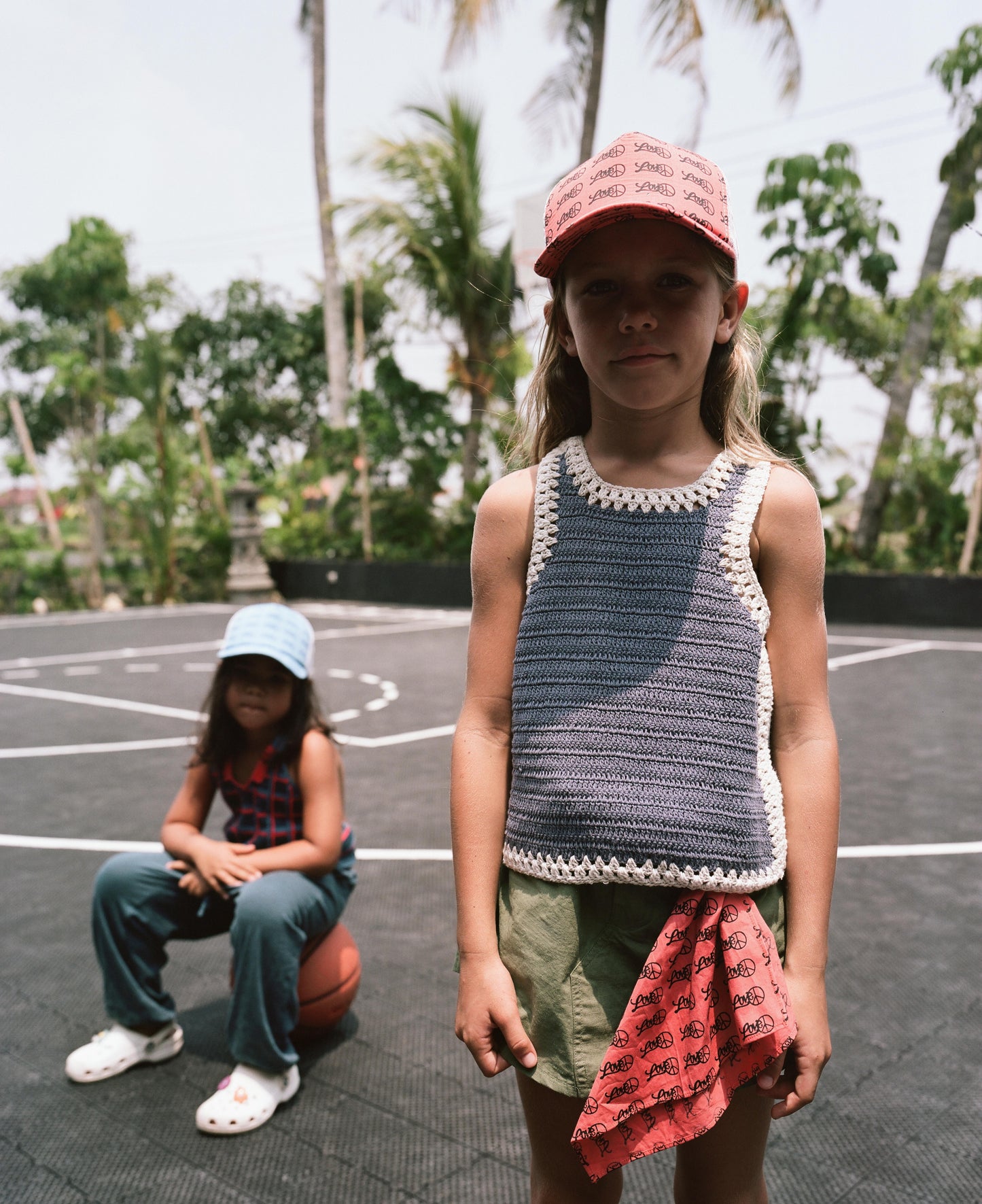 SANTI CROCHET RUNNING TOP HAND MADE - PURPLE - nikasgotsoul