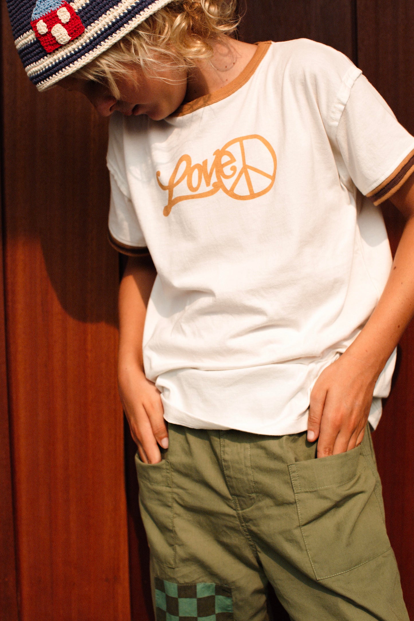 LUCAS LOVE T-SHIRT - BROWN - nikasgotsoul