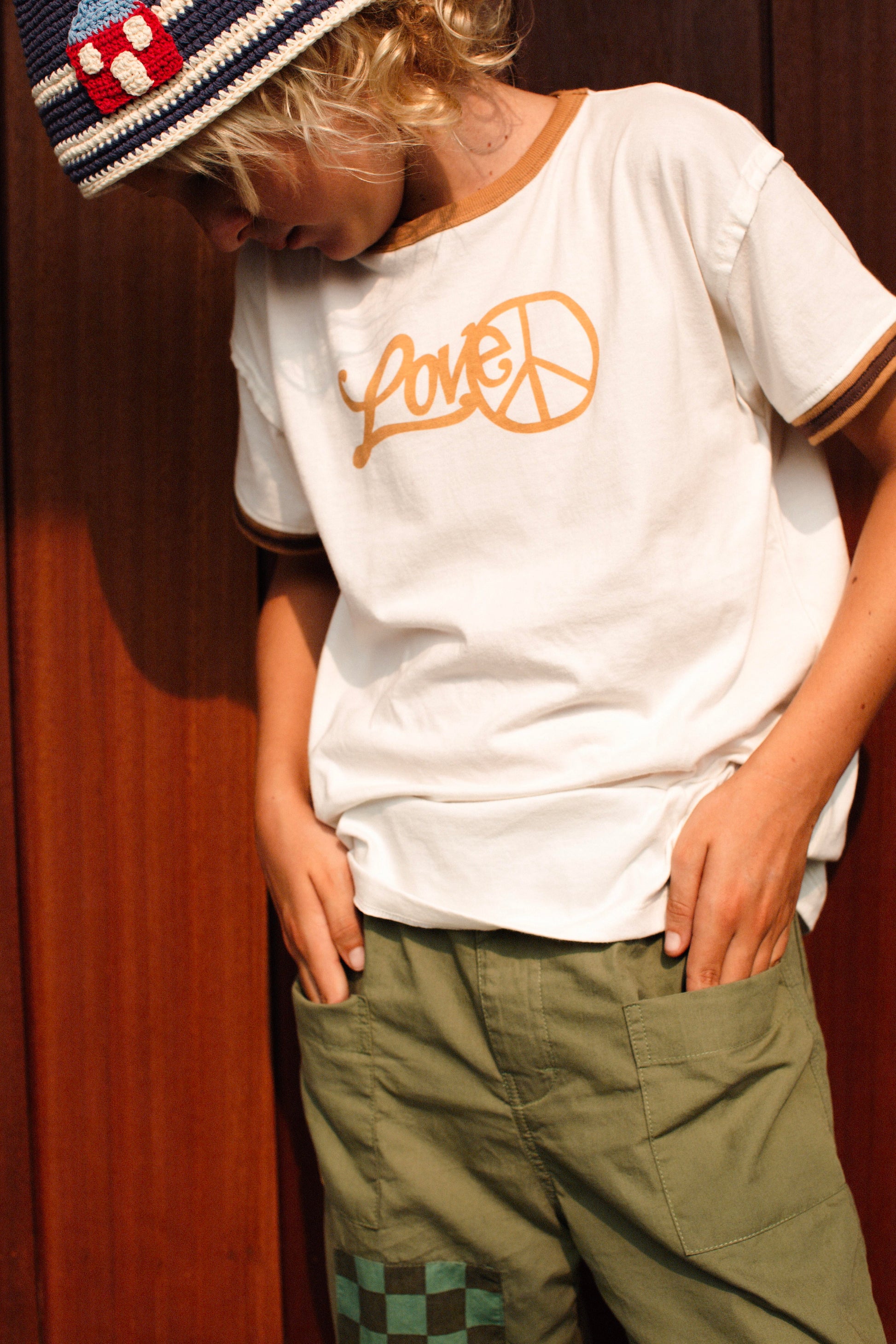 LUCAS LOVE T-SHIRT - BROWN - nikasgotsoul