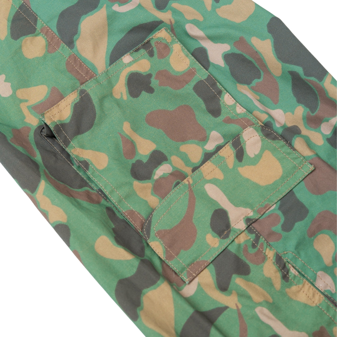 CAMO BAGGY PANTS - KHAKI GREEN - nikasgotsoul