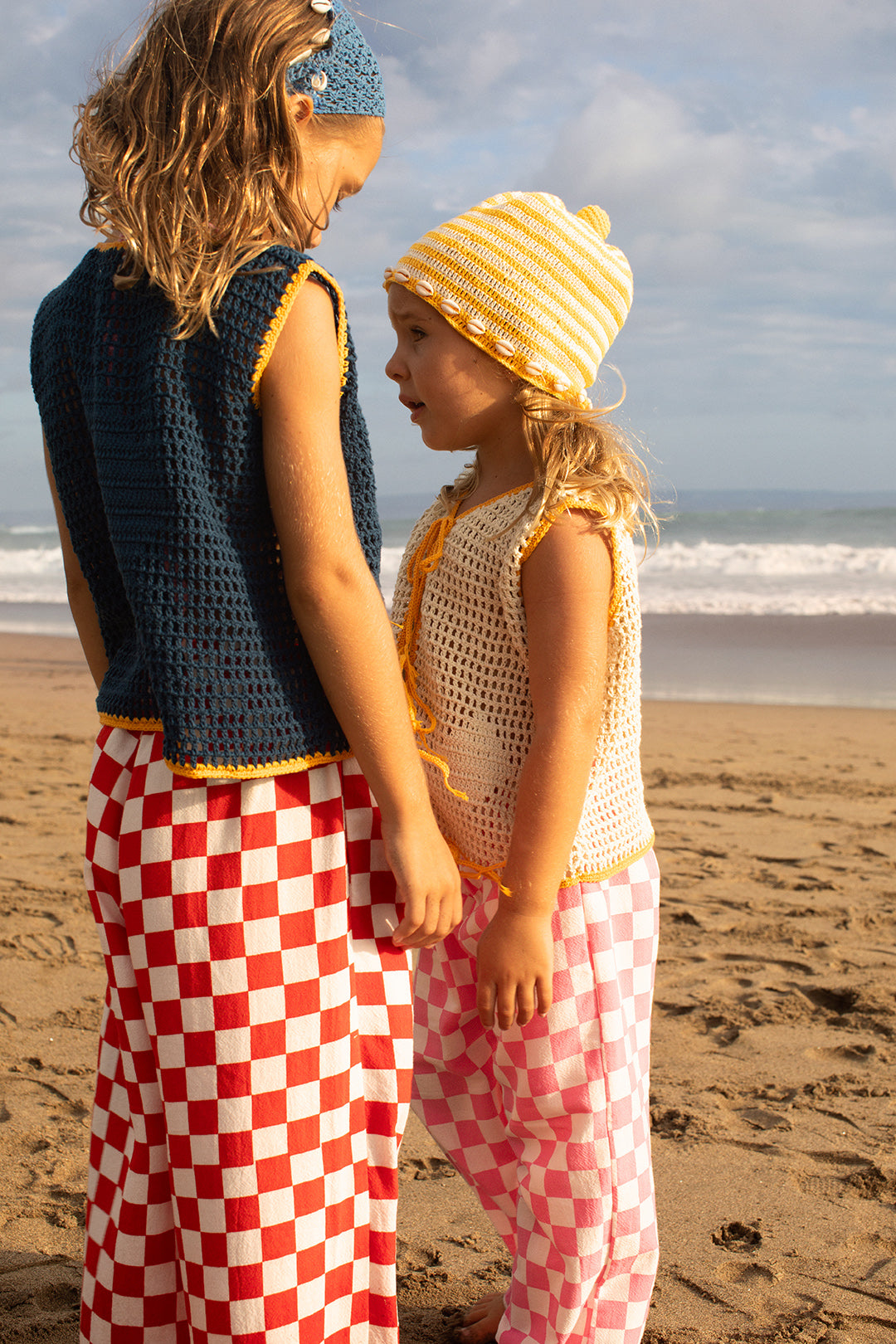 SWAY CHECK PANTS RED - nikasgotsoul