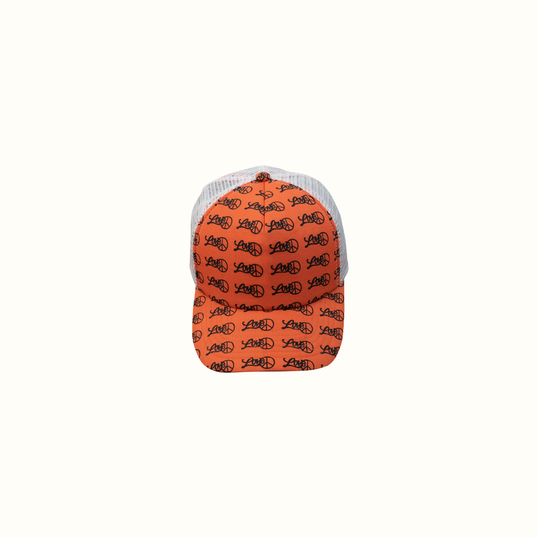 LOVE TRUCKER MESH CAP - TERRACOTTA - nikasgotsoul
