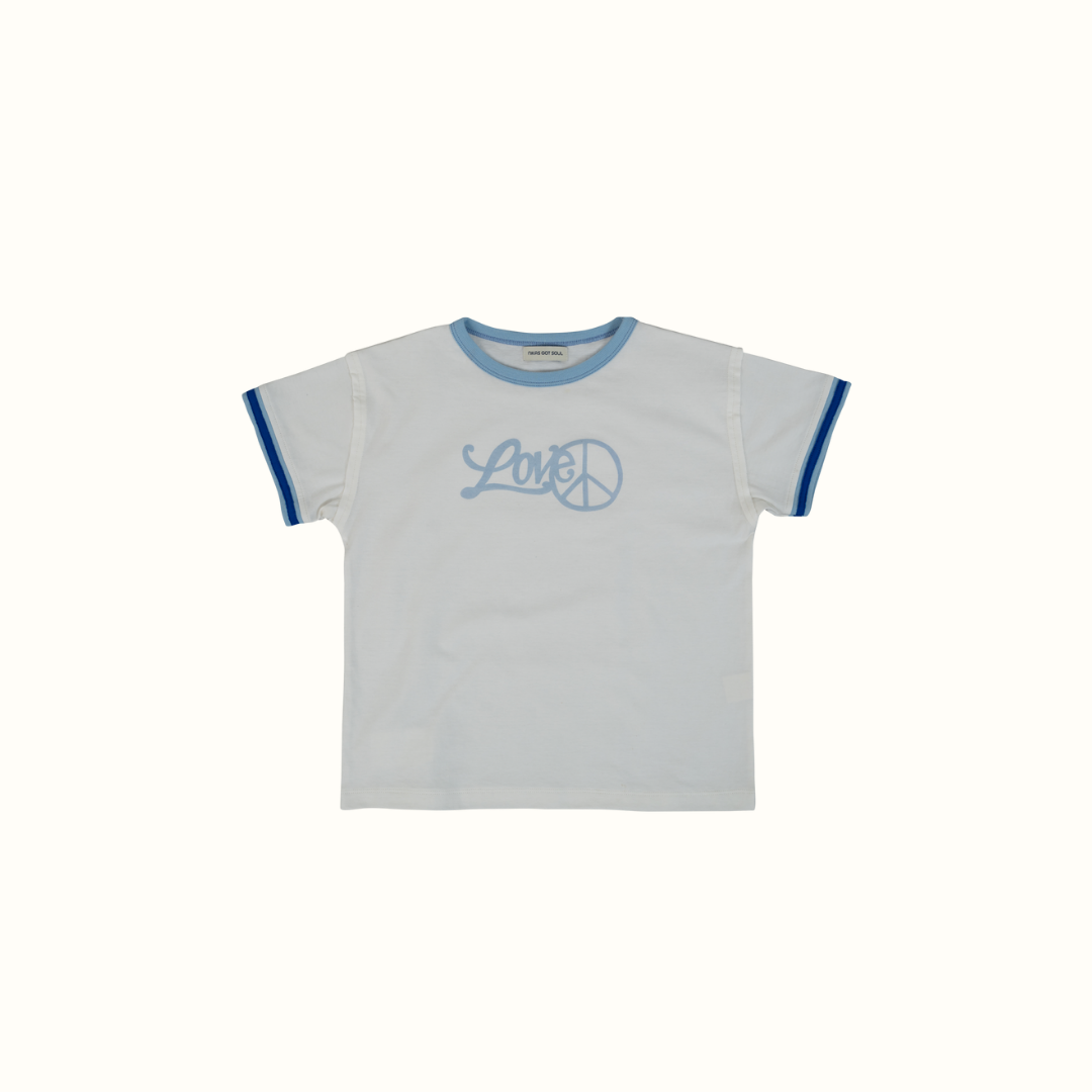LUCAS LOVE T-SHIRT - BLUE - nikasgotsoul