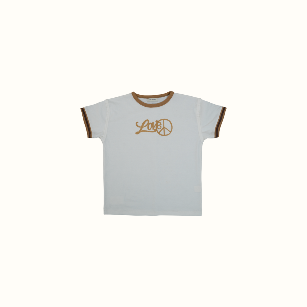 LUCAS LOVE T-SHIRT - BROWN - nikasgotsoul