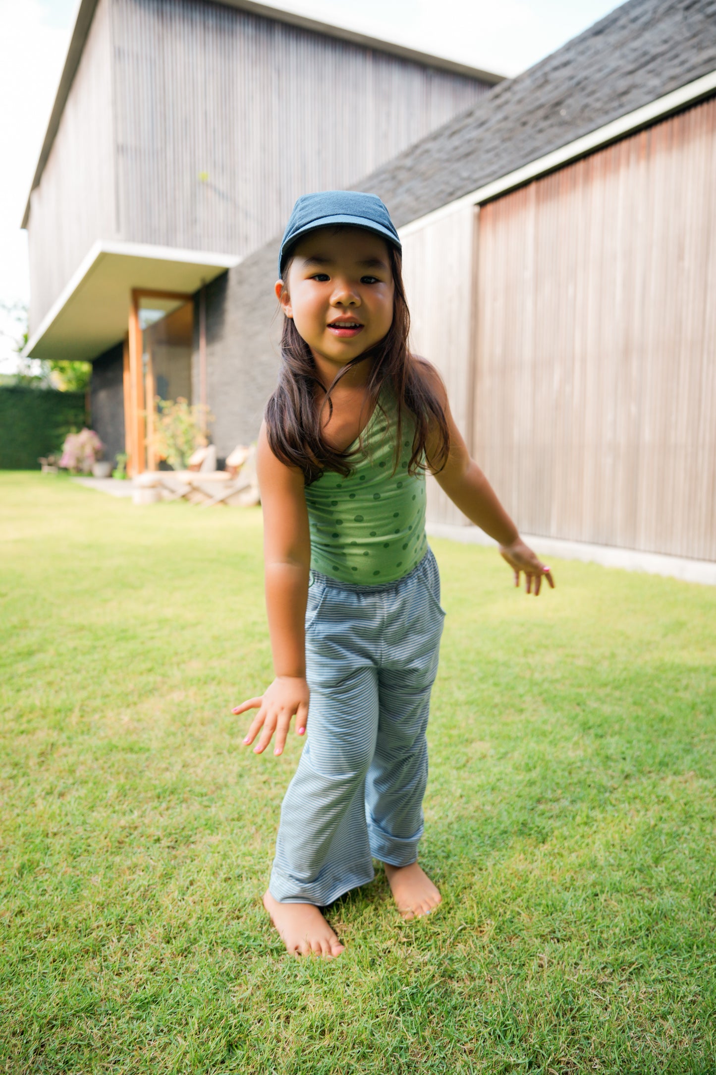 PICNIC STRIPE PANTS BLUE - nikasgotsoul