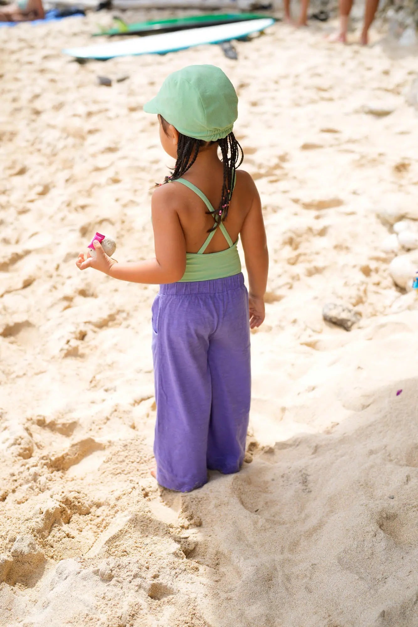 PICNIC SLUB COTTON PANTS PURPLE - nikasgotsoul