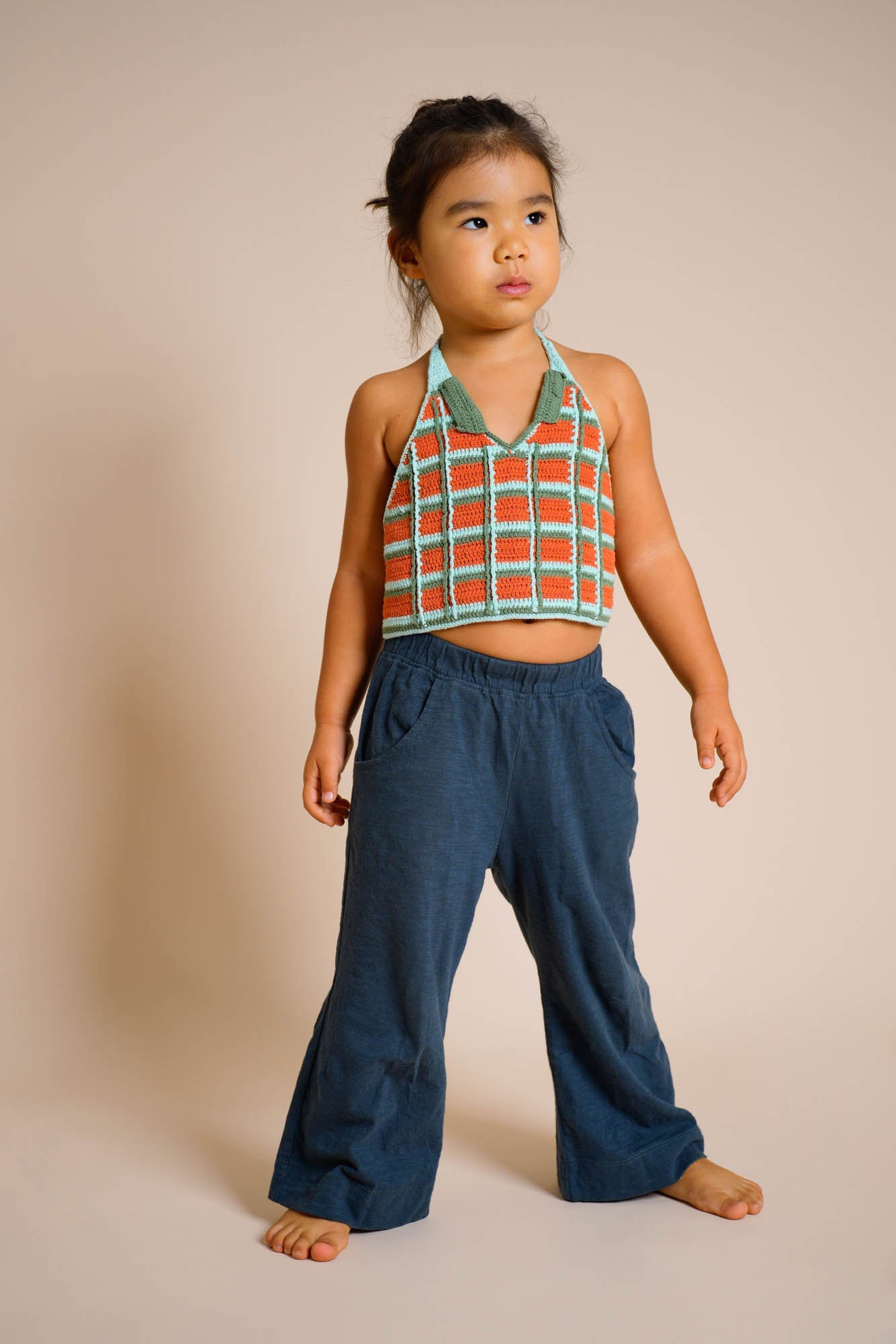 PICNIC SLUB COTTON PANTS NAVY BLUE - nikasgotsoul