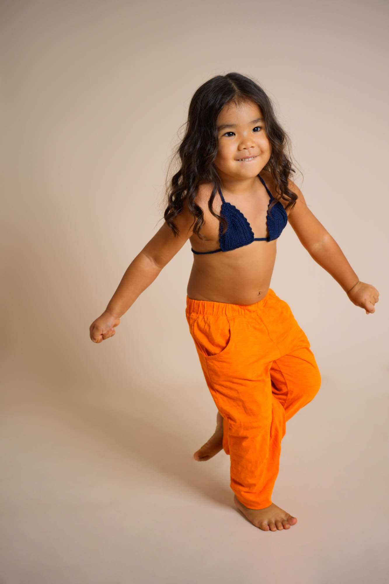 JOY CROCHET BIKINI TOP NAVY - nikasgotsoul