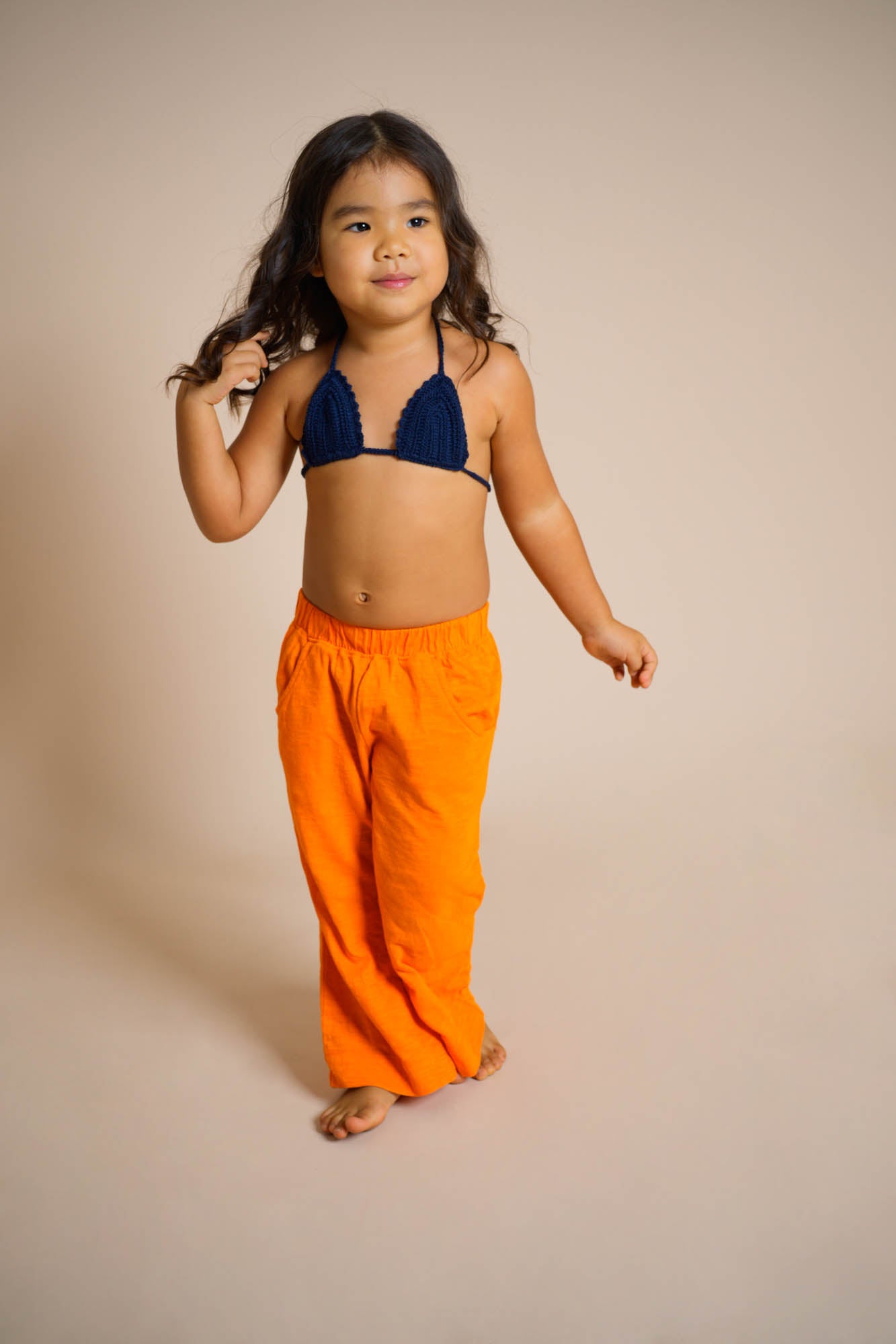 JOY CROCHET BIKINI TOP NAVY - nikasgotsoul