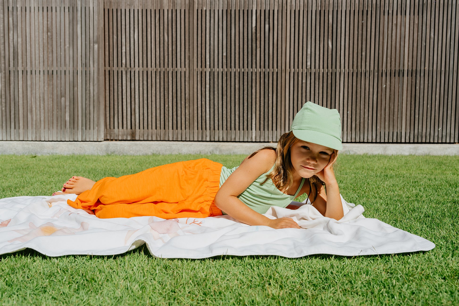 DREAM SWIMSUIT WITH HAT LIME - nikasgotsoul