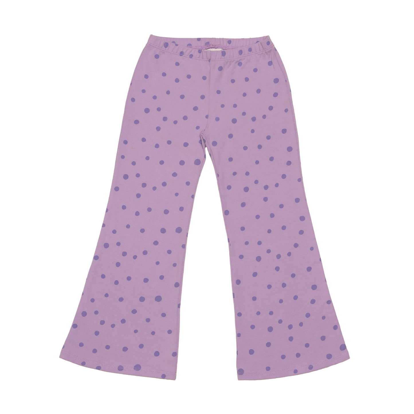 SUNNY DOTS FLARE PANTS PURPLE - nikasgotsoul