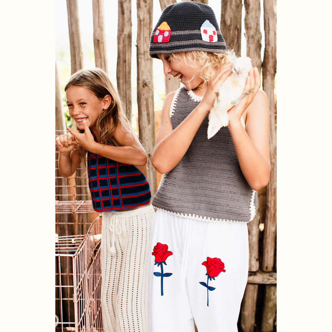 ROSE JOGGER PANTS - WHITE - nikasgotsoul