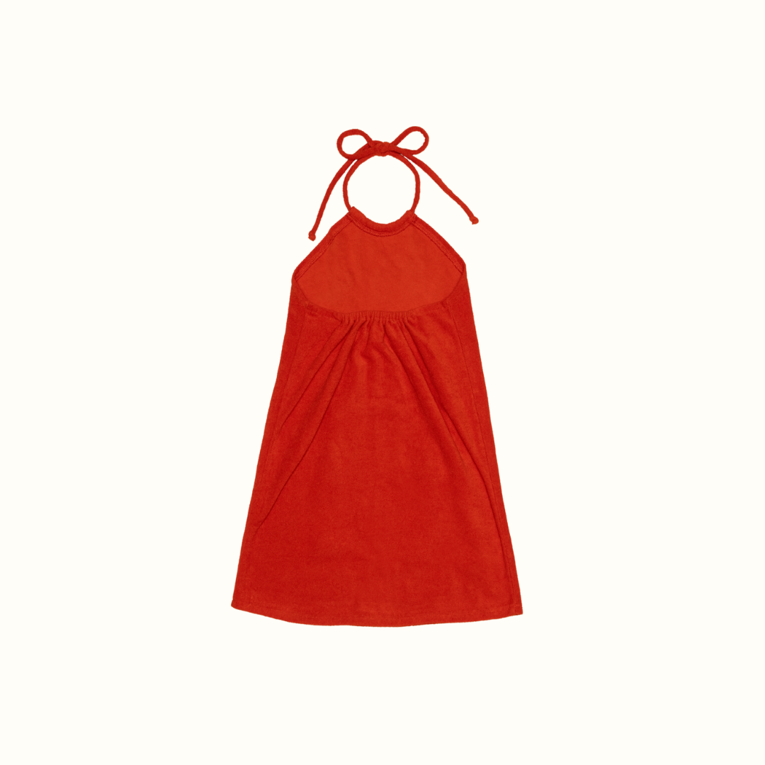 SUMMER PARTY TERRY FLOWER DRESS RED - nikasgotsoul