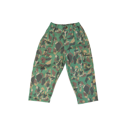 CAMO BAGGY PANTS - KHAKI GREEN - nikasgotsoul