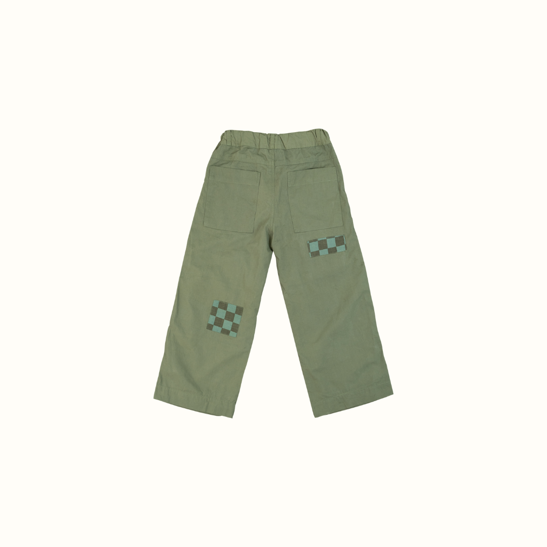 CAMP CHECK PATCHWORK PANTS - nikasgotsoul