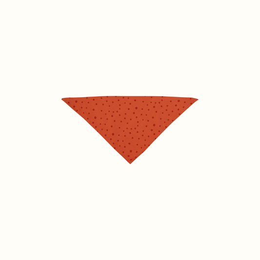 DOTS BANDANA - TERRACOTTA - nikasgotsoul