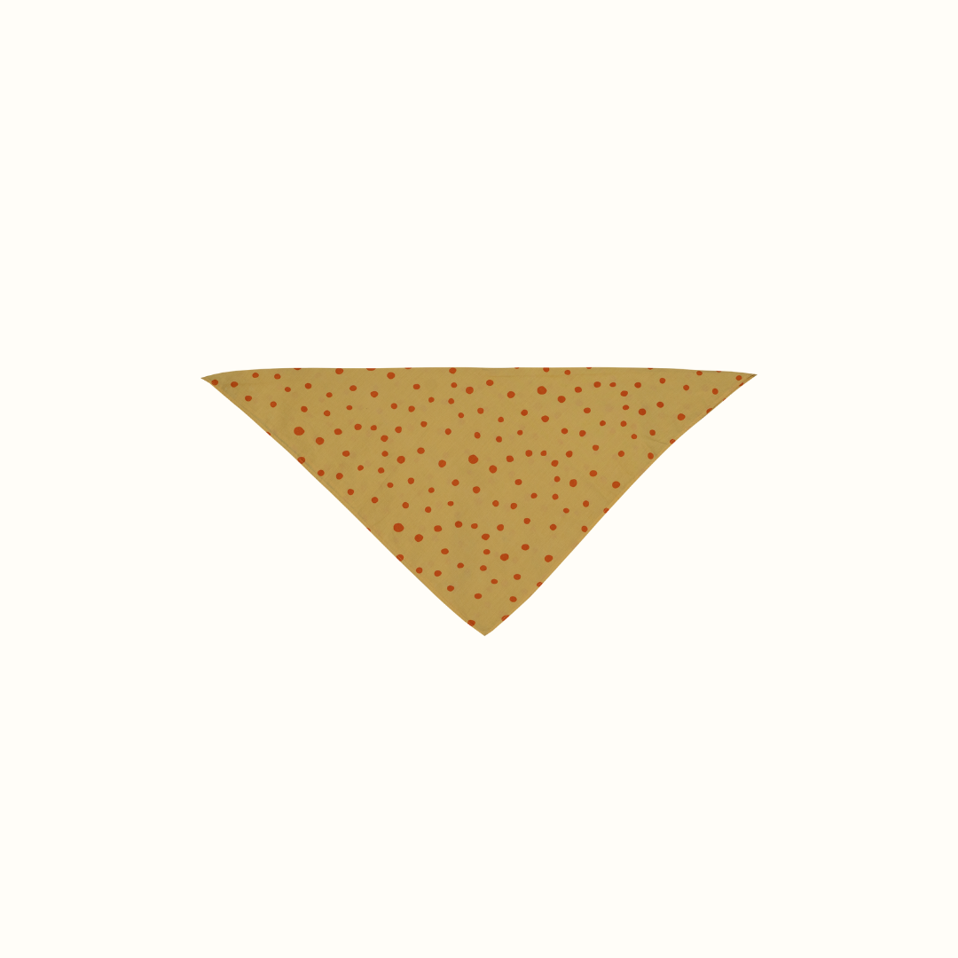DOTS BANDANA - YELLOW - nikasgotsoul