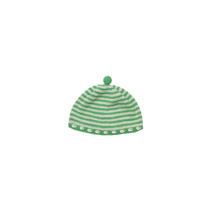 ELFIN SHELL CROCHET HAT - GREEN - nikasgotsoul