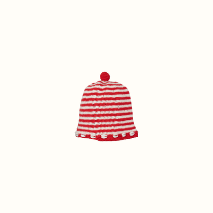 ELFIN SHELL CROCHET HAT RED - nikasgotsoul