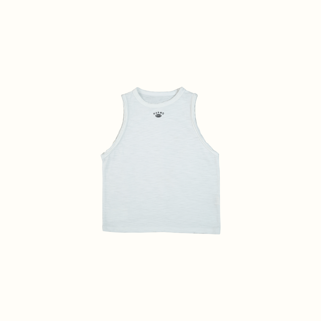 HARMONIKA SLEEVELESS TOP - WHITE - nikasgotsoul
