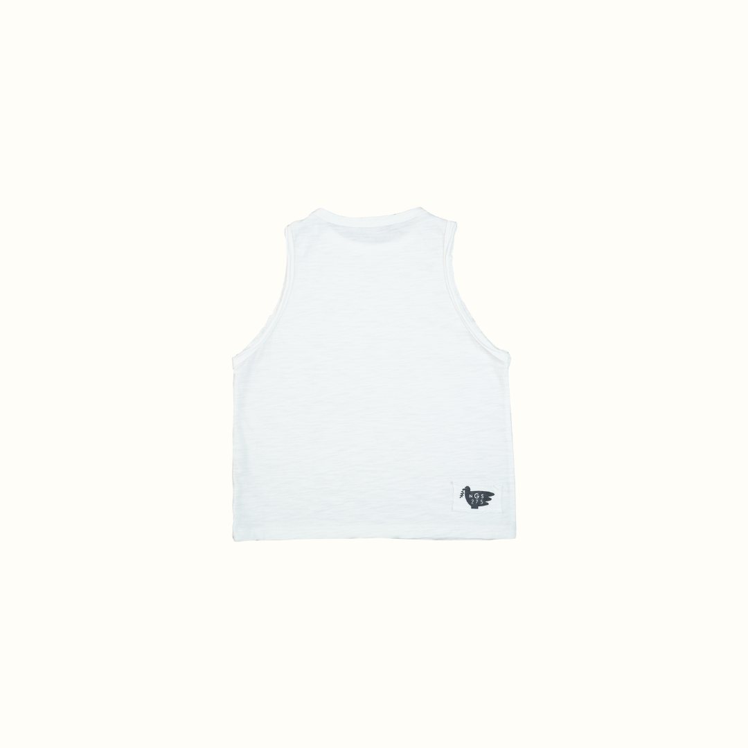 HARMONIKA SLEEVELESS TOP - WHITE - nikasgotsoul
