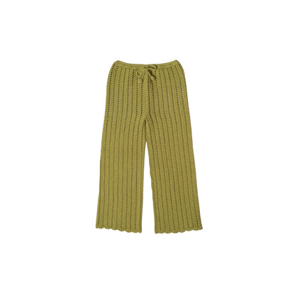 JUNE CROCHET LONG PANTS - KHAKI - nikasgotsoul