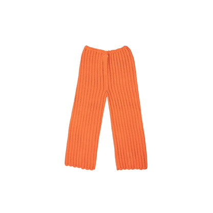 JUNE CROCHET LONG PANTS - ORANGE - nikasgotsoul