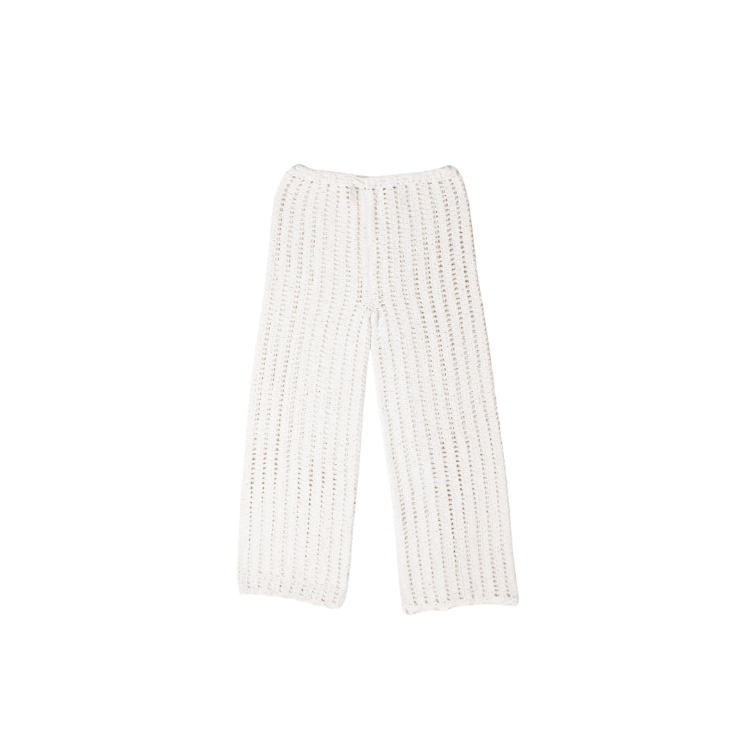 JUNE CROCHET LONG PANTS - WHITE - nikasgotsoul
