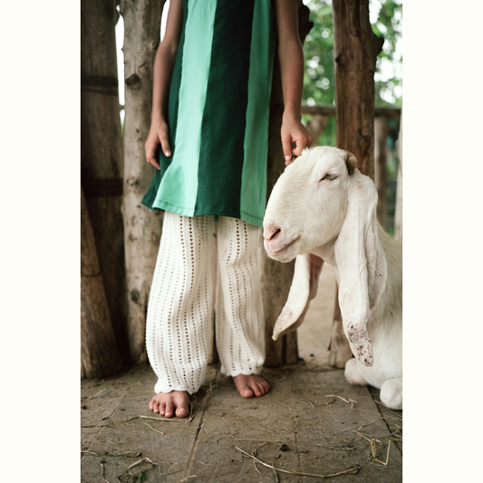 JUNE CROCHET LONG PANTS HANDMADE - nikasgotsoul