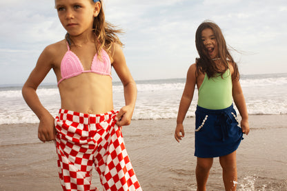 JOY CROCHET BIKINI TOP PINK