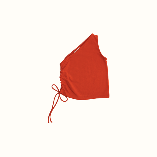 LILY ONE SHOULDER TOP RED - nikasgotsoul