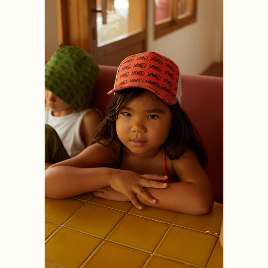 LOVE TRUCKER  MESH CAP - TERRACOTTA - nikasgotsoul