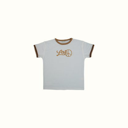 LUCAS LOVE T-SHIRT - BROWN - nikasgotsoul