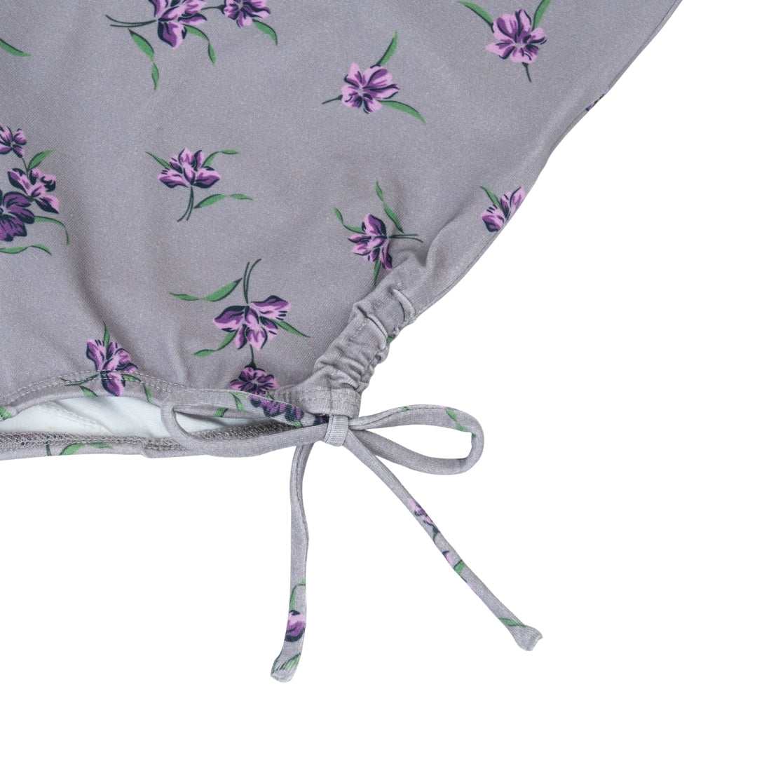 LUMI BLOOM SWIMSUIT - GREY - nikasgotsoul