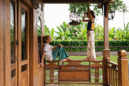 COCO TWIN CROCHET TUBE TOP - NAVY-YELLOW