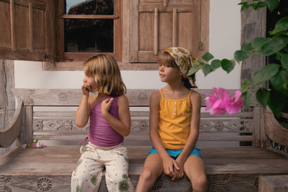 LILY ONE SHOULDER TOP - VIOLET