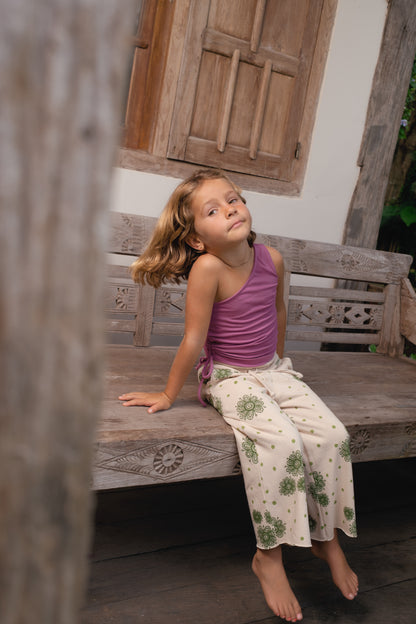 LILY ONE SHOULDER TOP - VIOLET