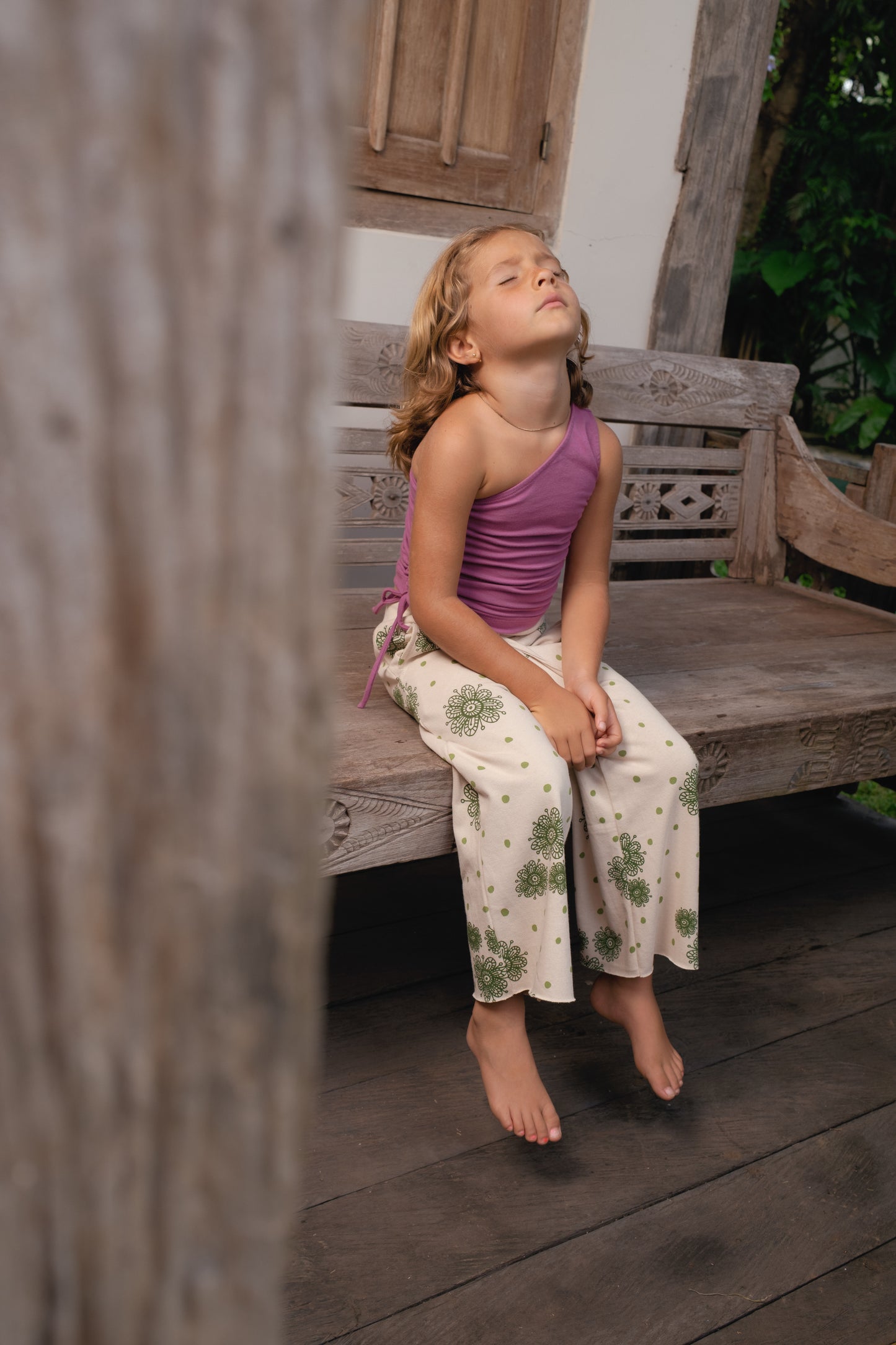 LILY ONE SHOULDER TOP - VIOLET