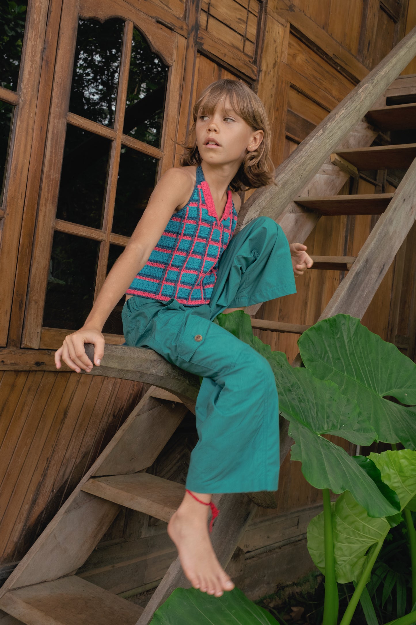 EVERYDAY POCKET PANTS - GREEN