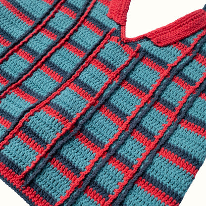 SUMMER BEACH CROCHET TOP HANDMADE - BLUE