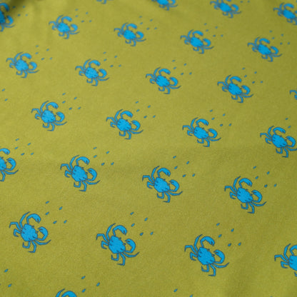 LULU CRAB LONG SLEEVES BIKINI SET - KHAKI