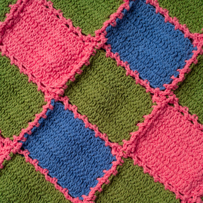 SUNFLOWER PATCH CROCHET SKIRT HANDMADE - PINK