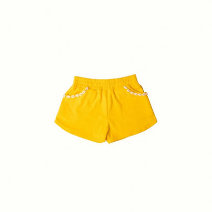 BAY POCKET SHELL SHORTS - SAND YELLOW