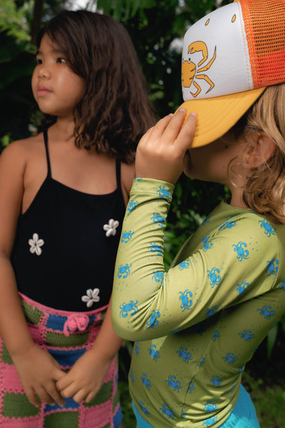 BONDI CRAB MESH CAP - ORANGE