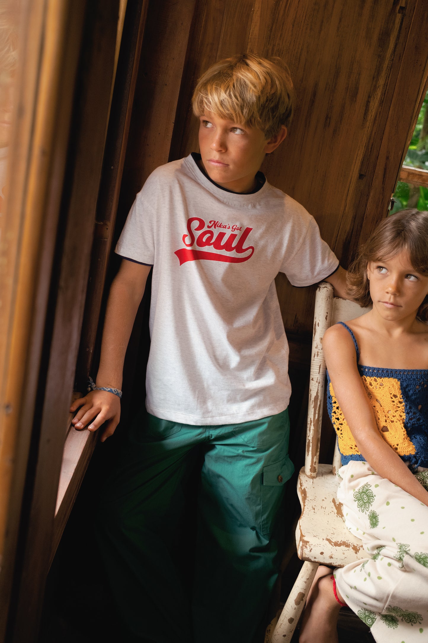 SOUL T-SHIRT - MISTY WHITE