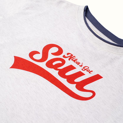 SOUL T-SHIRT - MISTY WHITE