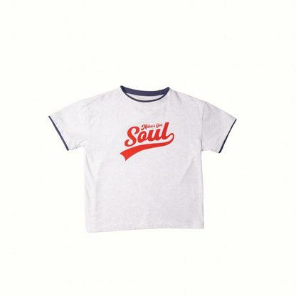 SOUL T-SHIRT - MISTY WHITE