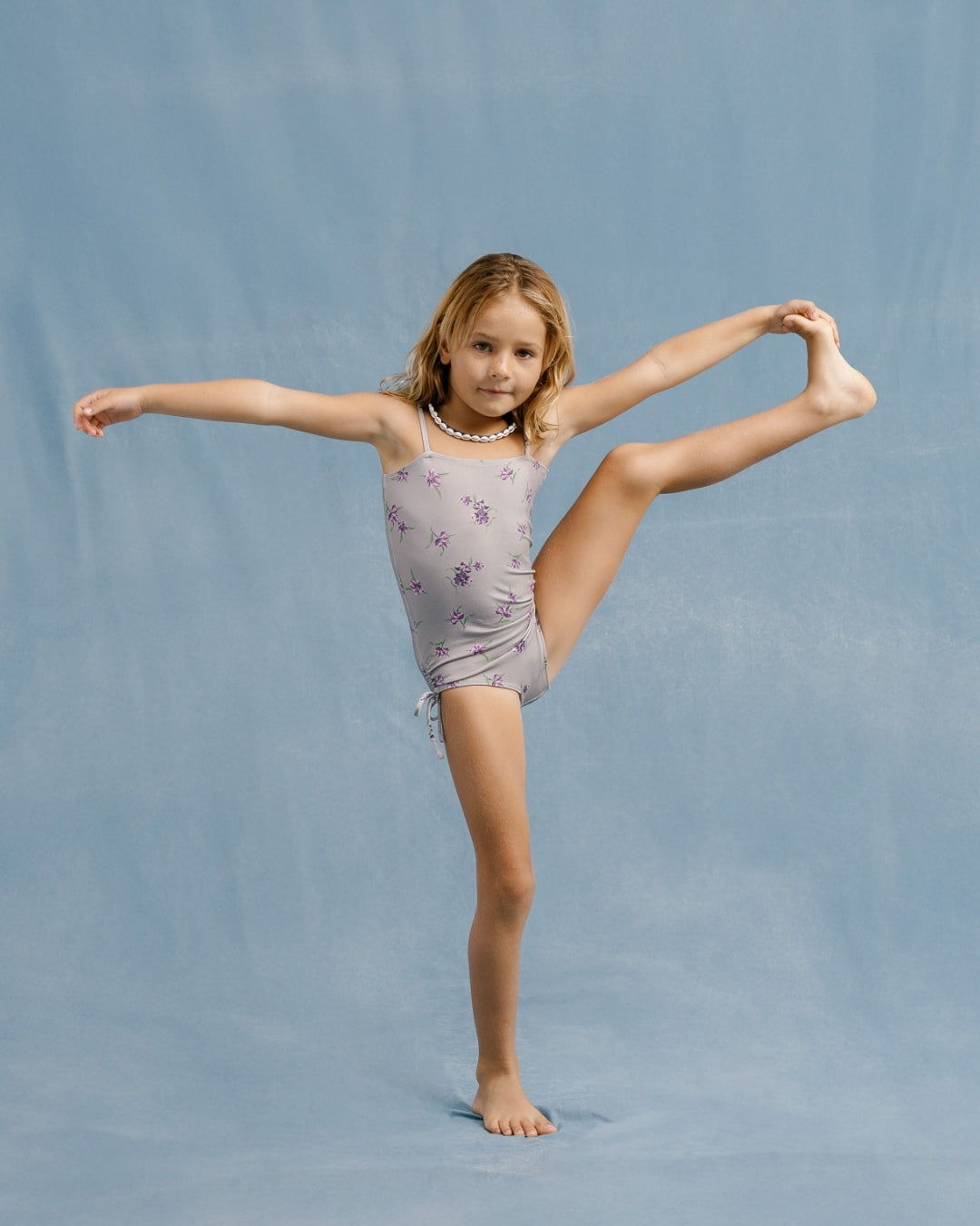 LUMI BLOOM SWIMSUIT - GREY - nikasgotsoul