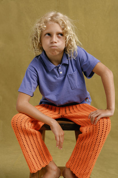 JUNE CROCHET LONG PANTS - ORANGE - nikasgotsoul